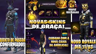 NOVAS SKINS DE GRAÇA, NOVIDADES DA SEMANA, NOVO EVENTO DE PÁSCOA, OURO ROYALE ESPECIAL E MUITO MAIS!