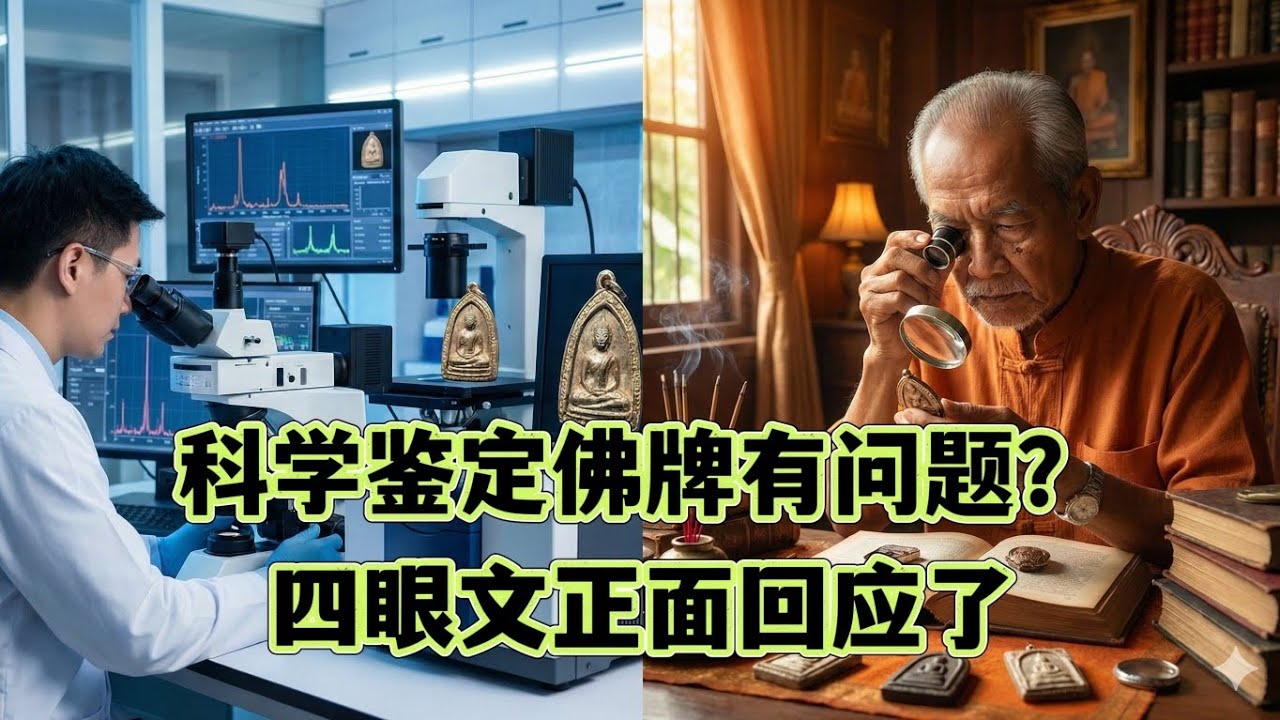 科学鉴定的佛牌有问题？科学鉴定的佛牌没有市场价值？四眼文正面回应了