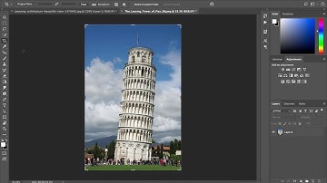How to straighten an image  - Photoshop