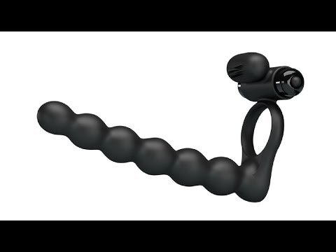 6959532325317 Эрекционное кольцо c вибрацией / Erection ring with vibration and anal herringbone