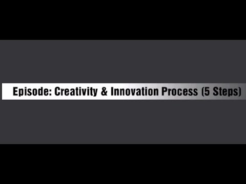 5 Steps of Creativity and Innovation Process - Creativity and Innovation Series