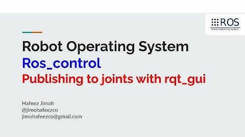 Publishing to joints with rqt_gui