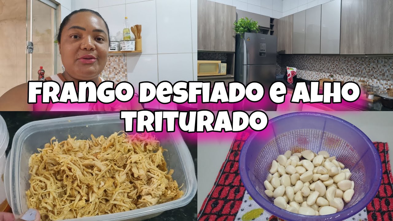 VIDA REAL DE UMA DONA DE CASA 🏠 TARDE PRODUTIVA.  PEITO DE FRANGO DESFIADO🍗 