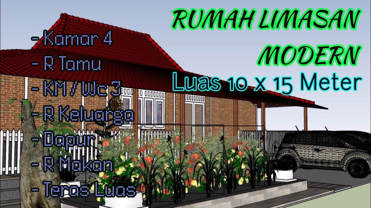  Rumah  Limasan  Modern  Teras  Luas YouTube