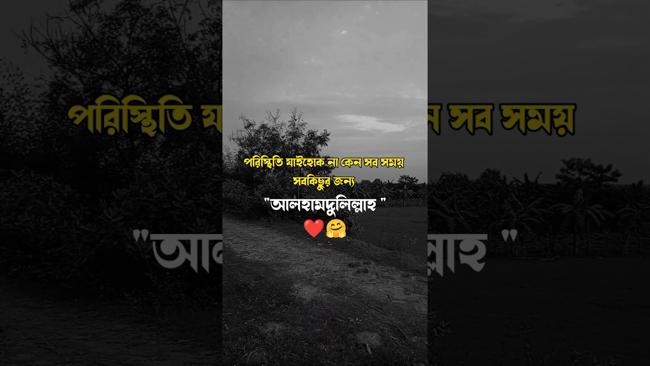 আলহামদুলিল্লাহ 