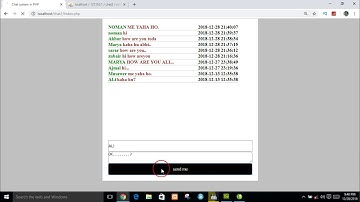 Chat System Using PHP & AJAX in Urdu 5