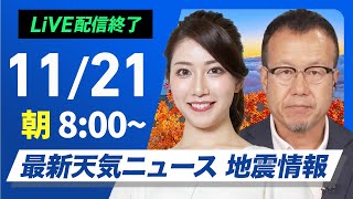 ウェザーニュースの配信のサムネイル画像