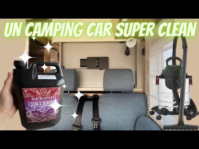 Nettoyage camping-car Parkside injecteur extracteur et Dirtbuster #vanlife  #fourgonaménagé 