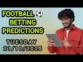 FOOTBALL PREDICTIONS TODAY 21/10/2025 SOCCER PREDICTIONS TODAY | BETTING TIPS, #footballpredictions