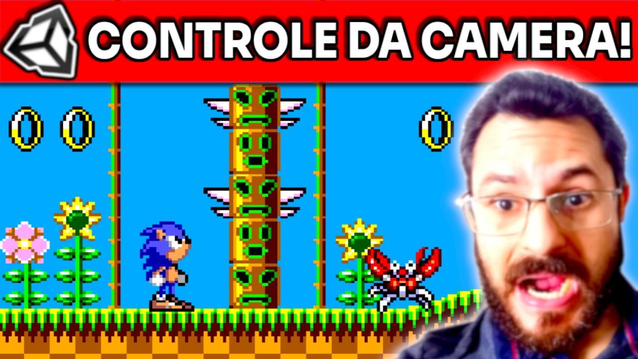 🔴CRIANDO O SONIC DO MASTER SYSTEM III NA UNITY | COMO FAZER A CAMERA ...