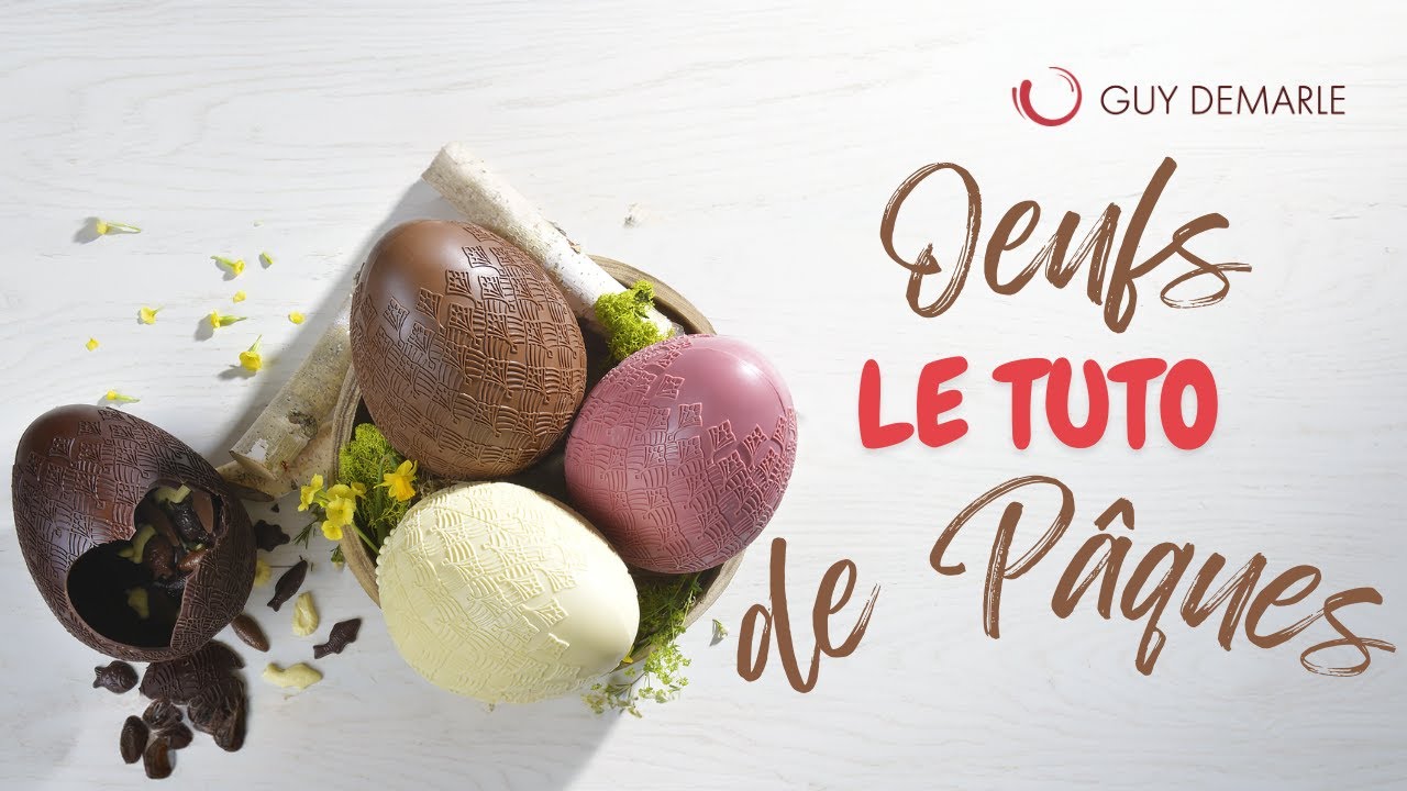 Atelier oeufs de Pâques au chocolat : 6 moules, décorations