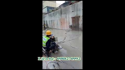 Máy cắt bê tông bằng dây kim cương Model TDSJ - A1 Liên hệ: 0988270992