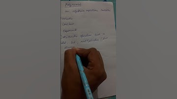 what is polynomial? #youtube #youtubeshorts #shortvideo #shorts #shortsviral #maths