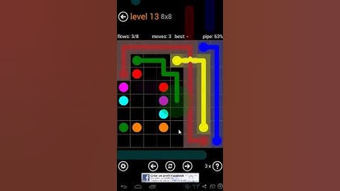 Flow Free - Bridges Pack 8 x 8 Level 13