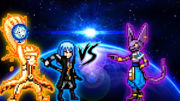 Naruto OP (all form) & Rimuru Lord Demon VS Beerus OP (all form) in Jump Force Mugen 😱
