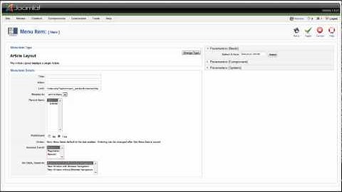Add Menu Items to your Newly Created Menu on Joomla 1.5