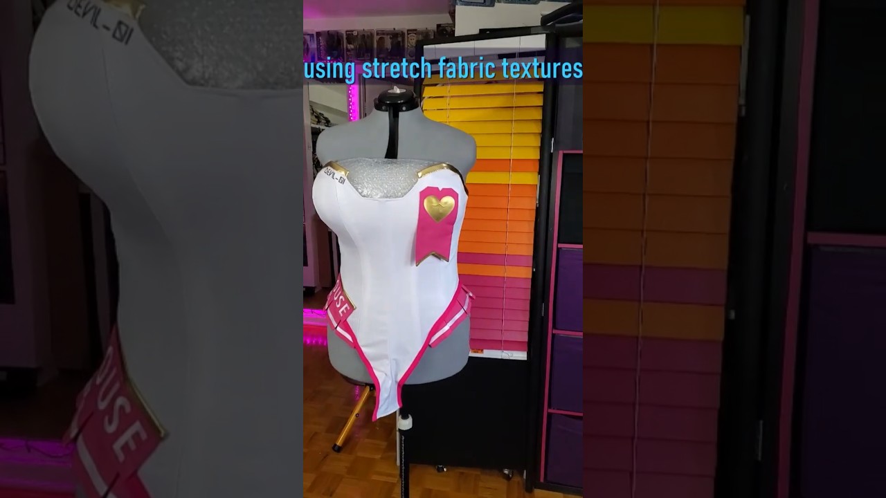Stretch fabrics. The best way to sew structured bodysuits #shorts #ironmouse  #sewing
