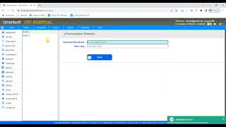 Immunization setup in Hospital Software screenshot 5