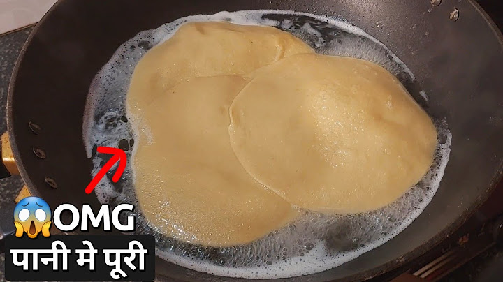 उबलते हुए पानी में आटे की पूरी डाल कर देखो, आपके बहुत पैसा खर्च होने से बच जायेंगे। Healthy Nashta