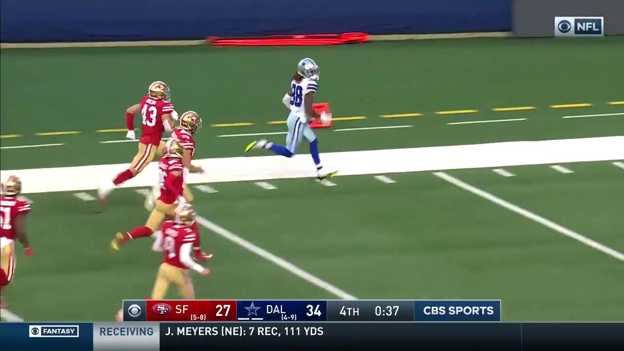 Ceedee Lamb Returns Onside Kick For Touchdown 49ers Vs Cowboys Youtube Ceedee Lamb Returns Onside Kick For Touchdown 49ers Vs Cowboys Youtube