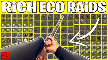 Rust ECO RAIDING RICHES - Fast Start + RAIDING RICH BASES (Rust Eco Raids PvP)