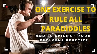 Develop your paradiddle: Drumlesson Paradiddle Groove