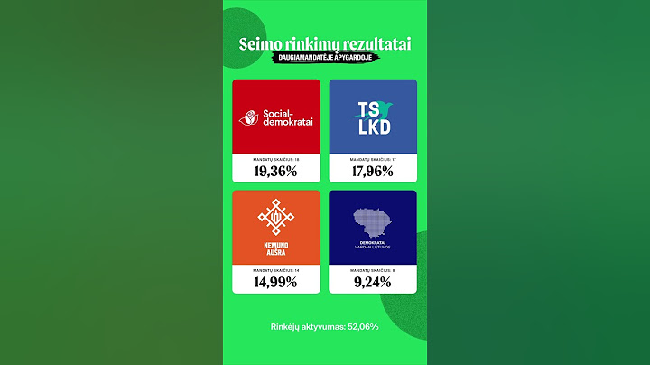 2024 metų Seimo rinkimų rezultatai daugiamandatėje apygardoje