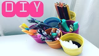 Dollar tree DIY pyramid pencil holder