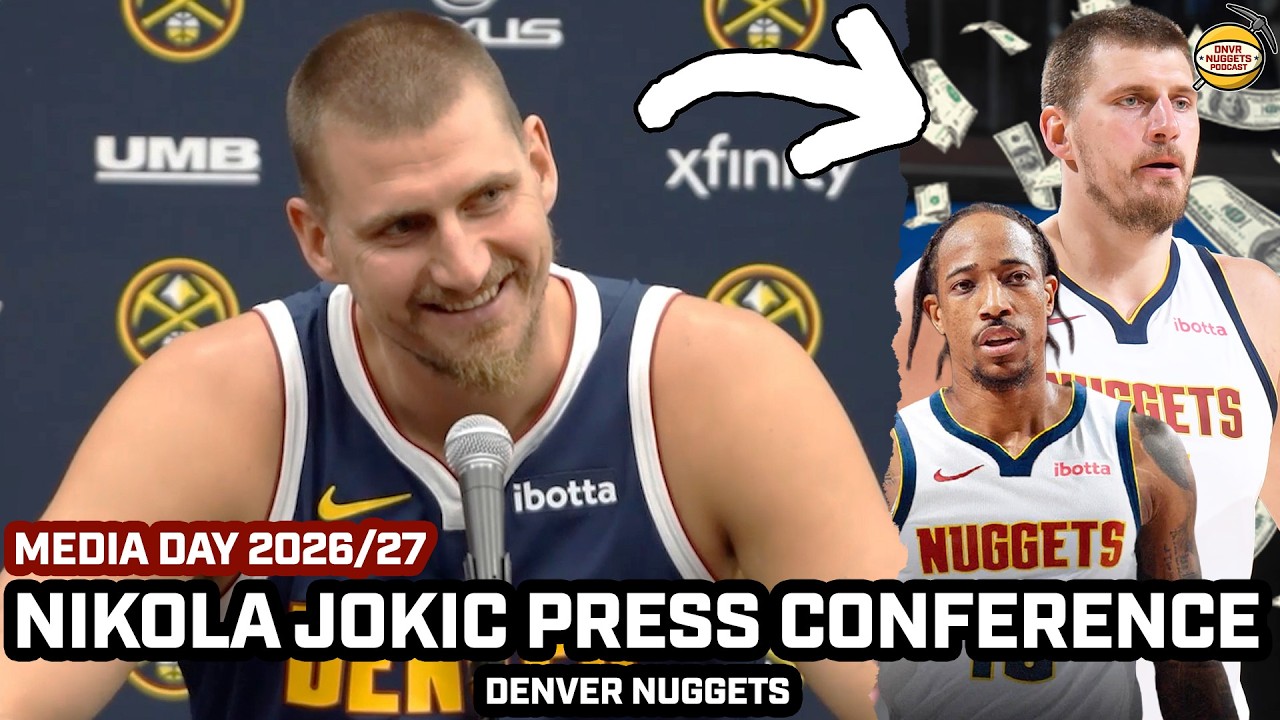 Nikola Jokic Press Conference at Denver Nuggets Media Day 2026/27