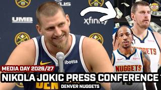 Nikola Jokic Says He Will RE-SIGN with Nuggets, DeRozan Addition, Championship Goals & LOTS More