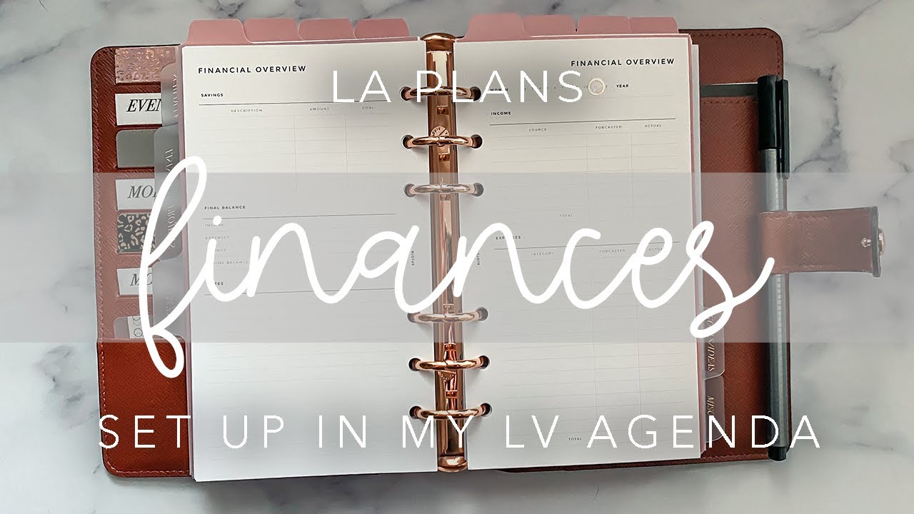 How I use my Louis Vuitton MM Agenda as my financial planner