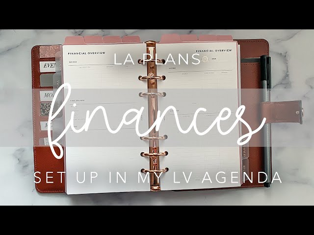 How I use my Louis Vuitton MM Agenda as my financial planner