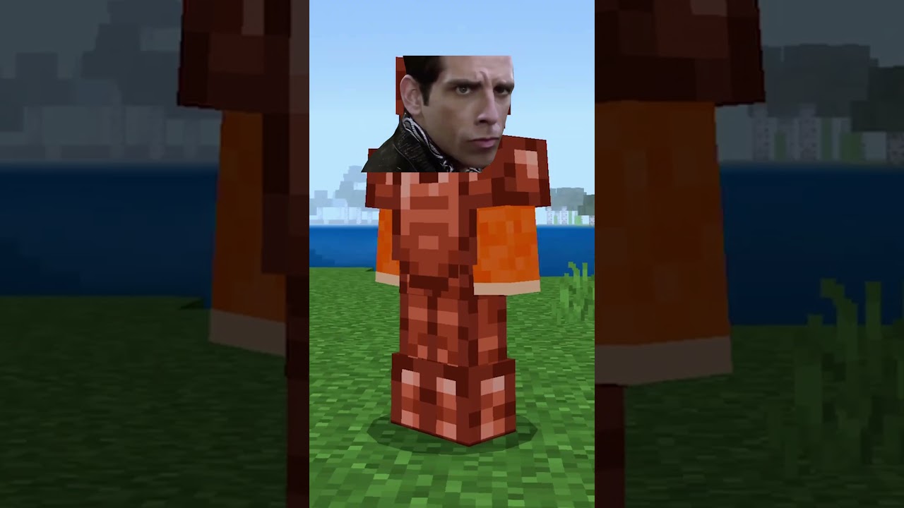 Get Copper Armor in 60 secs! #minecraft #minecraftgameplay #newaddon #addonsforminecraftpe