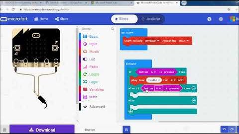 Micro bit lesson 7: Using a Passive Buzzer