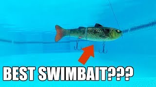 Which Swimbait has the BEST Action??? Underwater Testing