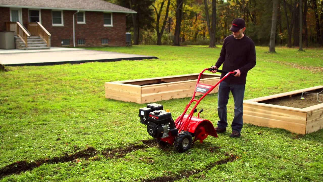 How To Start Till A Garden Troy Bilt Youtube