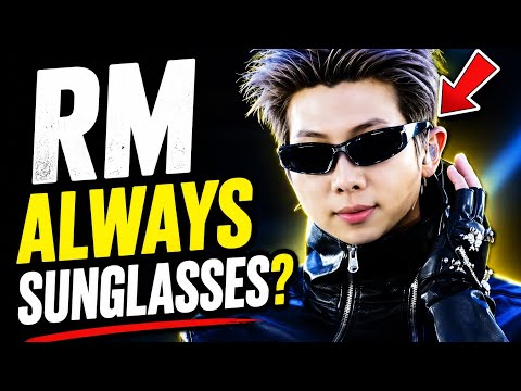The Real Reason RM Loves Wearing Sunglasses 👀 #BTS #RM #Namjoon #ARMY #BTSFacts