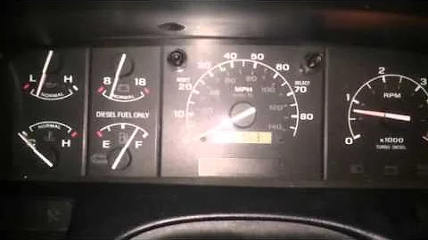 7.3L powerstroke long crank