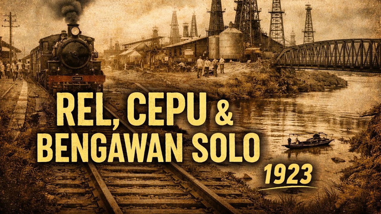 Rel, Minyak & Bengawan Solo | Cepu–Blora dalam Industri Kolonial Jawa (1923)