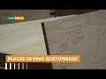 Placas de pino alistonadas