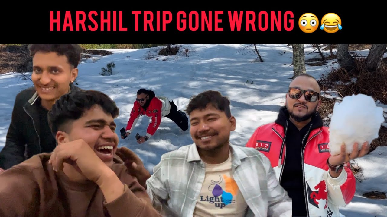 Harshil Trip Gone Wrong 😳Harshil Trip Ka Sabse Funny Vlog 😂 | Pahadon Mein Masti