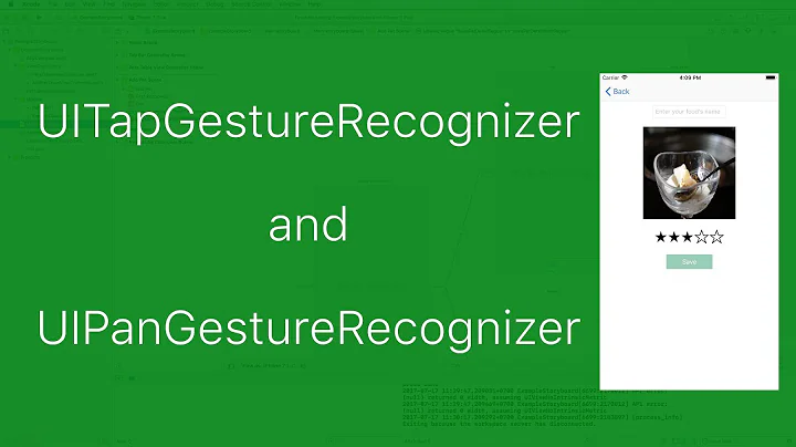 28-UITableView#4.Gesture recognizer with UITapGestureRecognizer and UIPanGestureRecognizer in Swift