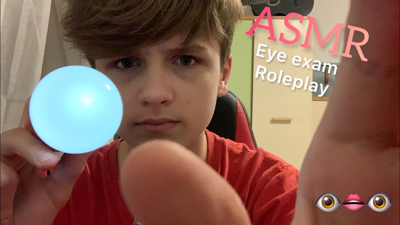 ASMR Eye exam Roleplay 👨‍💼👀