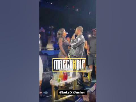 Usher Singing To Keke Palmer On Stage GOES VIRAL!!!! - YouTube
