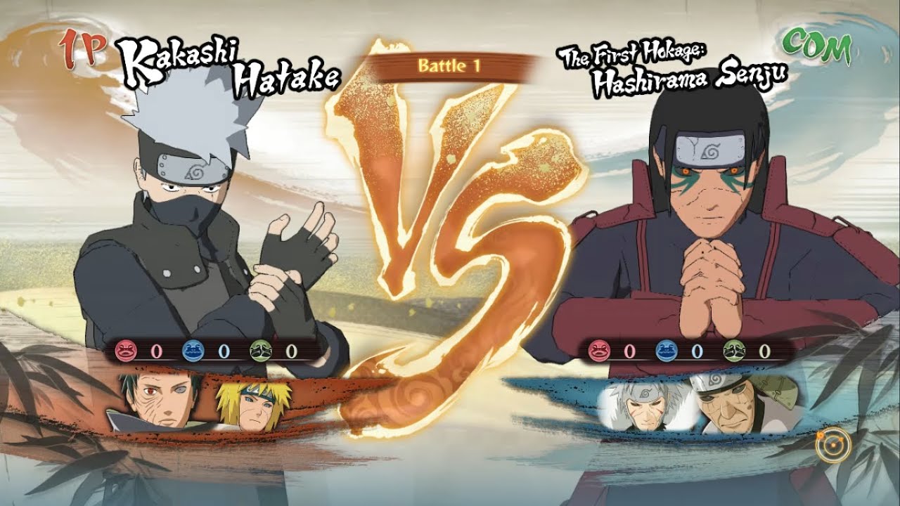 Naruto Shippuden Ultimate Ninja Storm 4 Team (Kakashi) Vs. Team