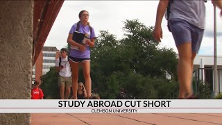 Next steps for Clemson students impacted by global studying abroad recall