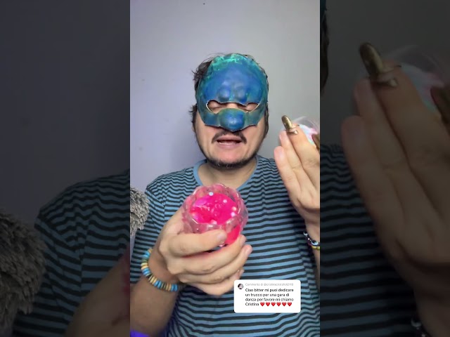 Big babol sul volto #asmr #funny #mouthwhisper #visualtingle #relax