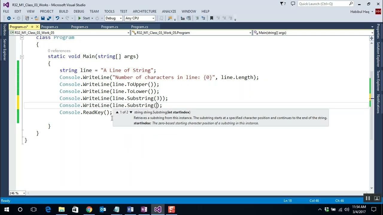 7. C# Bangla Tutorial Step by Step || Introduce Method || Upper Case ...