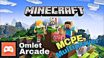 How to play Minecraft Pe Multiplayer with friends 😲 | Using Omlet arcade