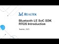 Bluetooth LE SoC SDK Training – FreeRTOS